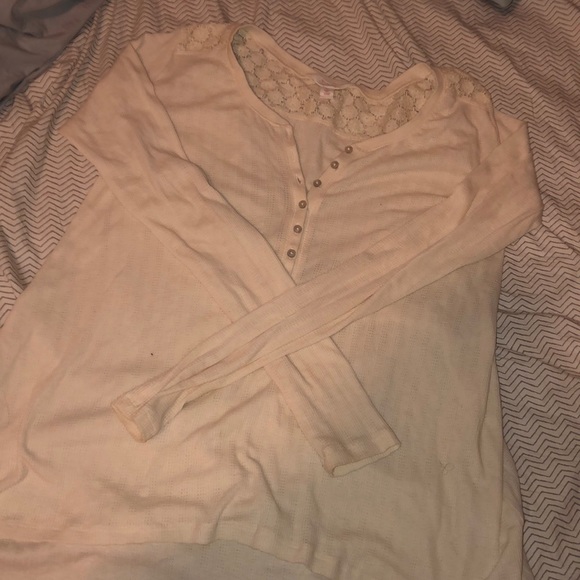 beige long sleeve shirt - Picture 1 of 1